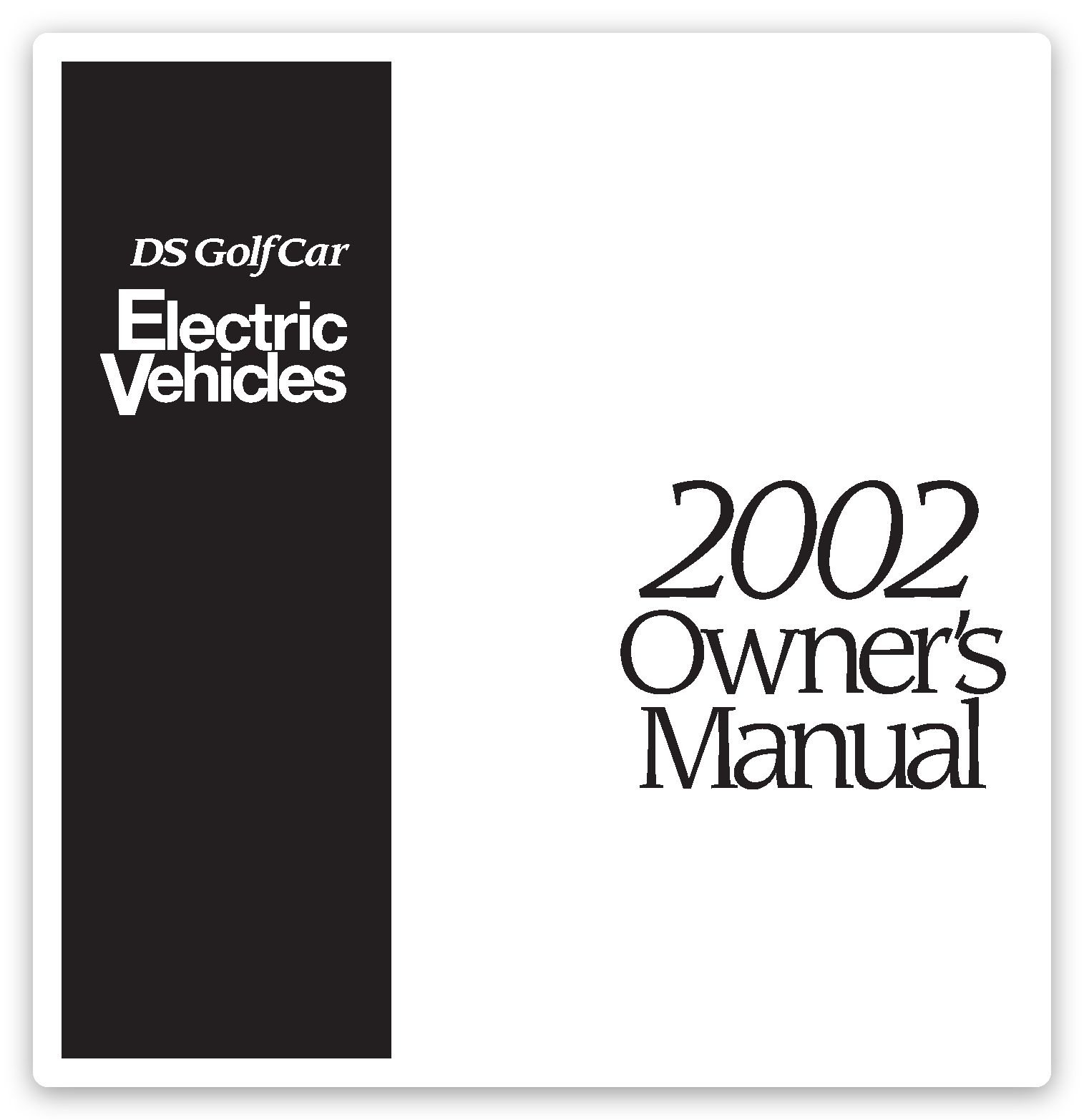Club Car DS owner's manual