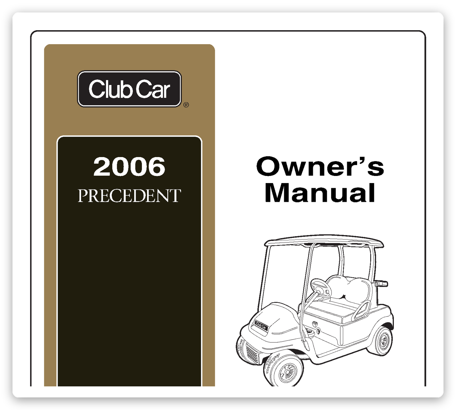 Club Car Precedent owner's manual
