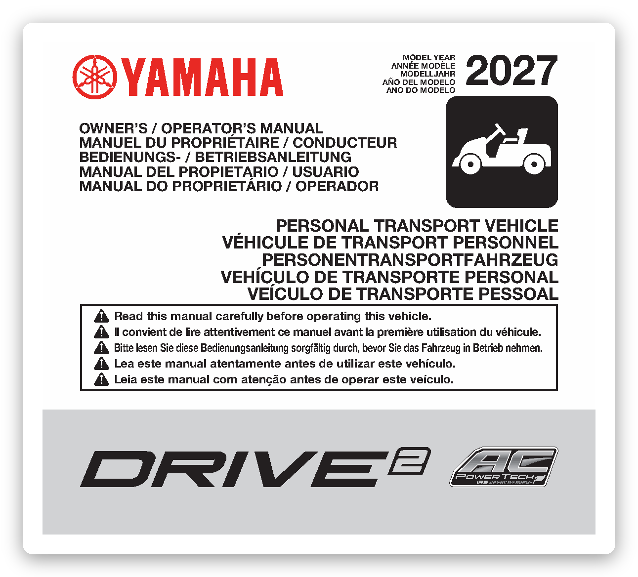 Yamaha Drive2 owner's manual
