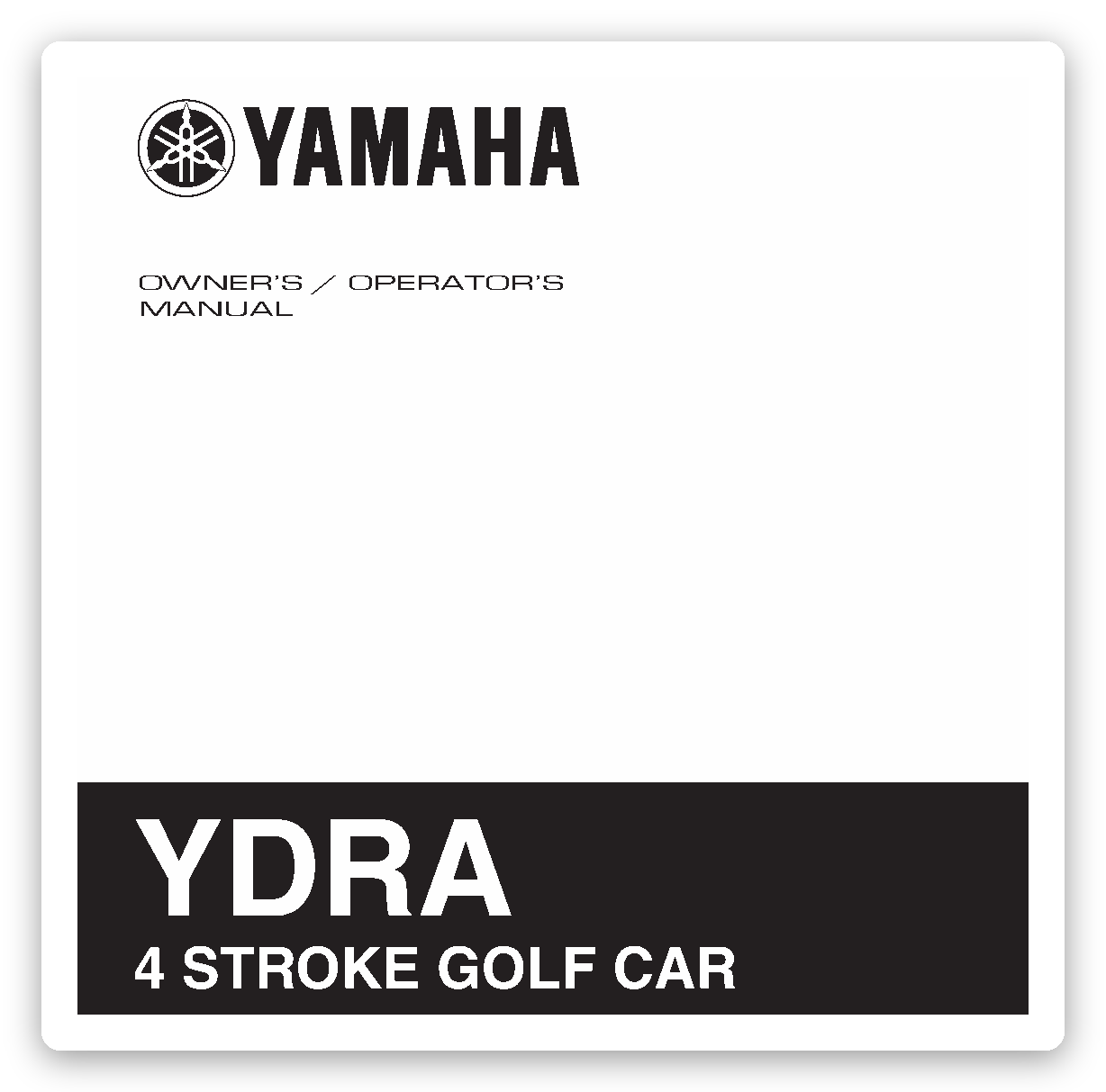 Yamaha G-Series owner's manual